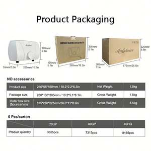 Caliente Agua Rapidamente 5500W 220V Control Perilla Sin Escalones Rango Temp 25C-55C Calentador Electrico Mini Sin Tanque - Product Image 6