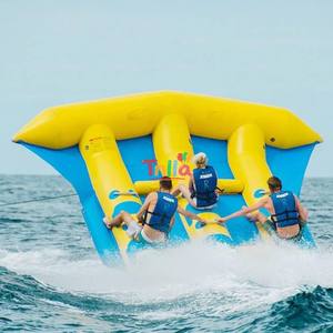 Divertido juego de agua Flyfish inflable Banana Boat <span class=keywords><strong>precio</strong></span> para juego de agua - Product Image 5
