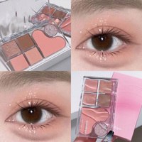 Daimanpu Water Moon Tägliche Schönheit Matte Lidschatten-Palette Zarte rosa Pulverform Fliegt nicht leicht Chemische Zutat