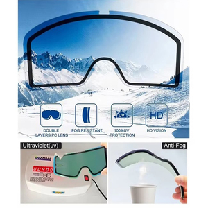 Unisex retro cổ điển OTG thể thao Kính phân cực hình cầu trượt tuyết Googles vàng ống kính nhân đôi cho trượt tuyết trượt tuyết lunettes de - Product Image 6