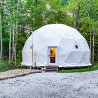 Tende a Cupola di Lusso per Glamping, Tende Geodetiche a Nido d'Ape in PVC per Resort, Hotel, Campeggio all'Aperto