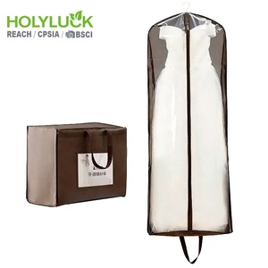 Copriabiti Riutilizzabile Personalizzato per Costumi da Ballo, Pieghevole, per <span class=keywords><strong>Abiti</strong></span> da <span class=keywords><strong>Sposa</strong></span>, Borse Porta <span class=keywords><strong>Abiti</strong></span> Trasparenti con Manico - Product Image 1