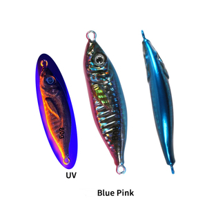 Señuelo de pesca de 30g, 40g, 60g, 80g, Little Magic Metal Addiction Slow Jig, señuelos de impresión 3D, señuelo luminoso Artificial Jigbait - Product Image 6