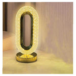 森雅-专业发光二极管触摸遥控亚克力夜灯浪漫酒吧氛围灯充电水晶台灯 - Product Image 1