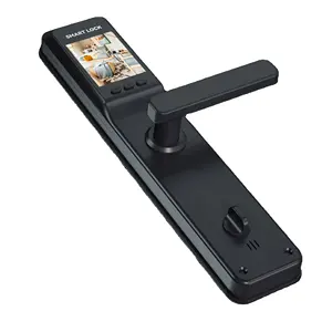 家庭用指紋ロック用スマート指紋デジタルセーフドアロックカメラ付きリモコンスマートロック