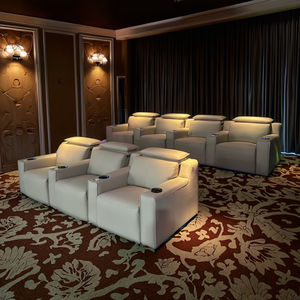 Современная роскошная мебель для домашнего кинотеатра, Электрический кожаный диван с электроприводом, подголовник для гостиничных тренажерных залов, кинотеатров - Product Image 2
