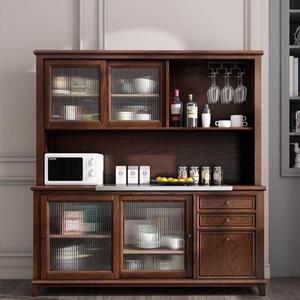 Solid Wood <b>Sideboard</b> Cabinet 1500x450x1875 Multi Functional Living Room <b>Kitchen</b> Storage Unit - Product Image 4