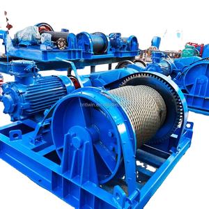 商業漁業用延縄ミニワイヤーロープ牽引電動ウインチ3トン（リモコン付き） - Product Image 1