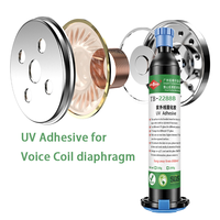 Lem Resin UV untuk Perekat Diafragma Voice Coil Earphone, Daya Rekat Tinggi, Rendah Bau, Cepat Kering, Lem Satu Komponen