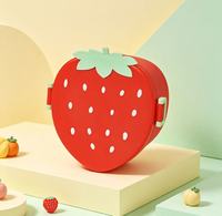 Boîte à lunch en PP en forme de fruits mignons, étanche, portable, fraise, pastèque, pour enfants, pique-nique, école, organisateur de cuisine