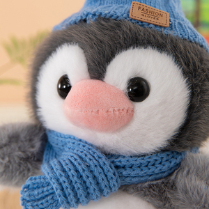 Peluche pingouin en gros - Animal en peluche doux en coton pour petite amie, cadeaux d'anniversaire et de Noël - Product Image 4