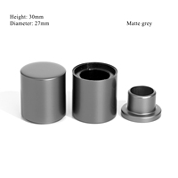 Tapa de Perfume Cilíndrica de 7 Colores, Tapa Magnética Dorada para Perfume, Tapa Magnética Plateada para Perfume