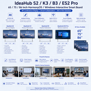 IdeaHub S2 K3 B3 ES2 Pro 65 75 86 นิ้ว HarmonyOS Windows กระดานอัจฉริยะแบบอินเทอร์แอคทีฟ จอแสดงผลสำหรับการประชุม 4K วิดีโอ - Product Image 1