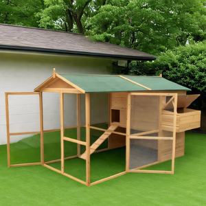 Nuove Gabbie per Galline Ovaiole 2025, Pollai Extra Large per Allevamento all'Aperto, Casette in Legno per Galline - Product Image 5