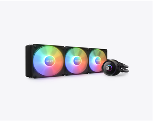 Enfriador líquido AIO de 360mm blanco RGB 360 <span class=keywords><strong>Kraken</strong></span> con pantalla LCD y ventiladores RGB - Product Image 1