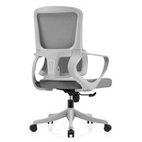Chaise de bureau exécutive ergonomique moderne haut de gamme en maille de Foshan avec support lombaire réglable et pivotante