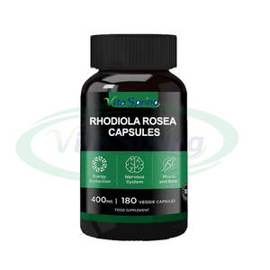 ยาแคปซูล Rhodiola Rhodiola Rhodiola Rosea สารสกัดจากรากพืชสมุนไพรจำนวนมาก - Product Image 1
