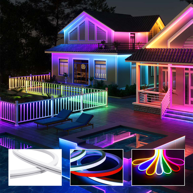 Smart LED Strip Lights RGB Music Sync LED Lights for Room TV Backlight Party Decoration