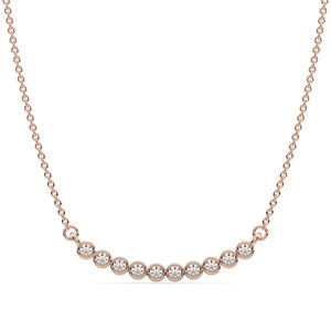 Collier pendentif Zyorio Jewels avec symbole de diamant doré pour femme, cadeau de luxe pour fiançailles et anniversaire, plaqué or - Product Image 1