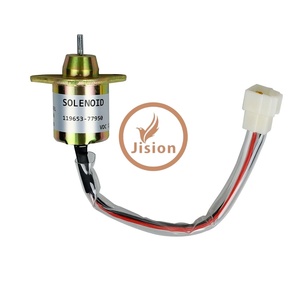 Électrovanne d'arrêt de flamme 12V 119653-77950 pour moteur Yanmar 3TNE84 3TNV76, interrupteur solénoïde d'arrêt de carburant 1503ES-12S5SUC5S 24V - Product Image 3