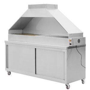 Precio al por mayor Parrillas de barbacoa de carbón con gabinete con extractor Carrito de servicio de barbacoa - Product Image 1