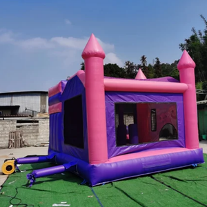 Maison gonflable de saut commercial de partie rebondissant et toboggan maison de rebond combinée meilleure vente château gonflable de videur pour des enfants - Product Image 4