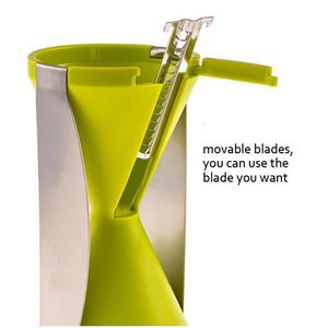 Vegetable Cutter <strong>Spiral</strong> Slicer Vegetable Spiralizer Stainless Steel Blade Works With Zucchini, Squash, <strong>Cucumbers</strong>, Carrots - Product Image 4