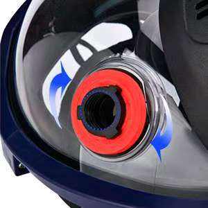 หน้ากากป้องกันสารพิษแบบเต็มหน้า คุณภาพสูง ทำจากซิลิโคน สำหรับงานเชื่อม  พร้อมออกซิเจน  หน้ากากป้องกันสารเคมีแบบเต็มหน้า - Product Image 6