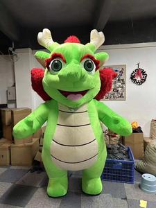 Plaisir CE en peluche coloré nouvel an <span class=keywords><strong>chinois</strong></span> gonflable Dragon mascotte Costume en peluche costume pour adulte nouvel an - Product Image 4
