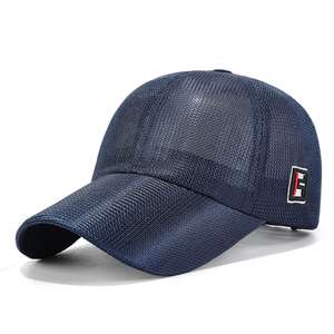 Casquette de baseball réversible personnalisable, bleu marine, pour la course, le streetwear extravagant et le cyclisme, modèle uni - Product Image 1