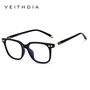 Gafas de Computadora Veithdia TR90, Montura Rectangular Completa, Protección Anti Luz Azul, Unisex, Modelo 8002 - Product Image 5