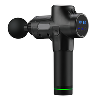 Pistolet de massage à écran tactile LED rechargeable à 30 vitesses Vibration rapide du corps pour la thérapie musculaire par percussion des tissus manuels