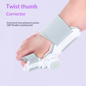 Ensemble de correction des orteils transfrontalier, orthèse réglable en gel de silicone pour orteils séparés, séparateur jour et <span class=keywords><strong>nuit</strong></span> GS-005 - Product Image 2