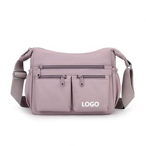 Bolso Bandolera de Nylon Personalizado para Mujer, Bolso de Viaje Multicompartimento para Mamá, Bolso de Tela Ligero - Product Image 1