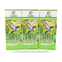 Vente en gros de répulsif anti-oiseaux anti-pigeon UV jetable en acier inoxydable pointe d'oiseau forme carrée feuille américaine contrôle des oiseaux animaux