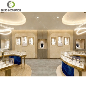Diseños de Exhibidores de Joyería de Alta Gama, Mostrador Redondo de Vidrio para Exhibición de Joyería, Vitrina de Joyería de Lujo Personalizada en Venta - Product Image 3