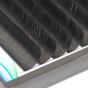 Lagee 0.12 0.15 0.20 — Extensions de <span class=keywords><strong>cils</strong></span> noirs, Double embout, Super doux, plats Ellipse, mat - Product Image 2