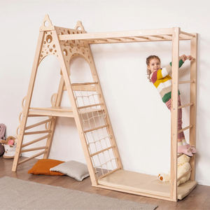 Set <span class=keywords><strong>de</strong></span> Triángulo <span class=keywords><strong>Pikler</strong></span> para Niños Parque Infantil <span class=keywords><strong>de</strong></span> Madera Casa <span class=keywords><strong>de</strong></span> Juegos Interior Pared <span class=keywords><strong>de</strong></span> Escalada Juegos Infantiles Muebles para Niños - Product Image 1