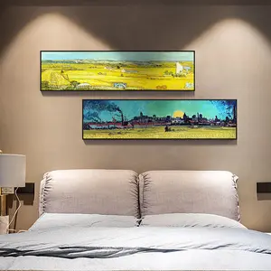 Van pintura decorativa para parede, arte de decoração para sala de estar