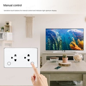 เต้ารับอัจฉริยะ รองรับ Alexa Google Home ควบคุมด้วยเสียง 13A 147*86 มม. Tuya Wifi Smart Life ไร้สาย - Product Image 6