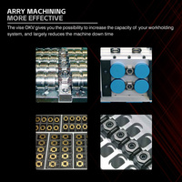 Nouveau design outil de verrouillage gabarit modulaire étau de type cale pièces mécaniques M8 vis à tête creuse MINI OK étau pour machine CNC OKV-STD-m