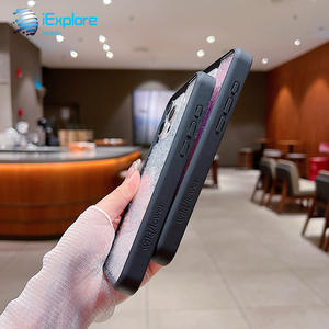 IExplore alta calidad chicas blingbling estrellas brillantes gota <span class=keywords><strong>glus</strong></span> acrílico + TPU WF funda de teléfono para iPhone 16 Pro Max - Product Image 4