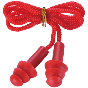 <span class=keywords><strong>Tapones</strong></span> de silicona reutilizables, reducción de ruido impermeable <span class=keywords><strong>Tapones</strong></span> para los oídos con forma de árbol de Navidad con cordón de algodón - Product Image 1