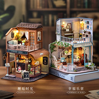 Cafetera de Madera Estilo Retro BC-001 DIY Cabin BC-003 Happy Melody