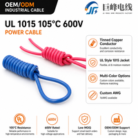 Vente directe d'usine, fil électronique UL1015-16AWG, résistant à haute tension 600V, pour la connexion d'équipements électriques