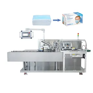 small fully automatic continuous type box sachets soap carton box fold packing machine for tube