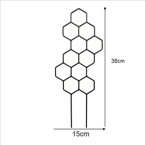 2 supports de pot en fer, <span class=keywords><strong>support</strong></span> de plantes de jardin, cadre de <span class=keywords><strong>support</strong></span> pour plantes grimpantes, <span class=keywords><strong>support</strong></span> de pot de fleurs, poteau fixe de jardin - Product Image 6