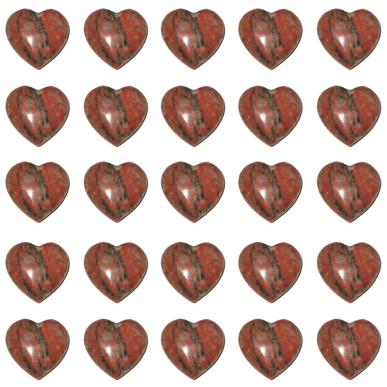 06 heart-shaped - dali red