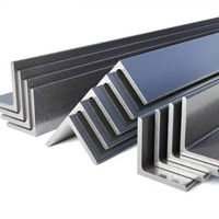 Acier cornière noir Q235B / Acier cornière en acier au carbone laminé à chaud 50*50*5, cornière égale pour la construction de structures en acier