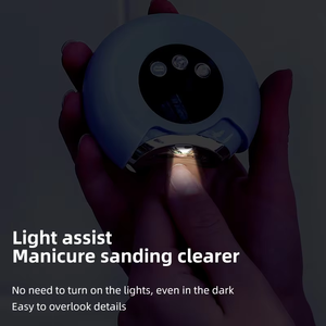 Cortauñas Eléctrico Automático para Bebés, Tres Velocidades Ajustables, Absorción <span class=keywords><strong>de</strong></span> Impactos, Silencioso, Apertura <span class=keywords><strong>de</strong></span> <span class=keywords><strong>Mandíbula</strong></span> Ancha, Portátil para Bebés - Product Image 4